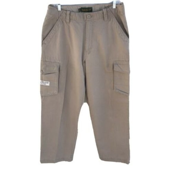 Timberland Other - Vintage Timberland Cargo Trousers Pants Baggy Fit Size 32x32 Khaki